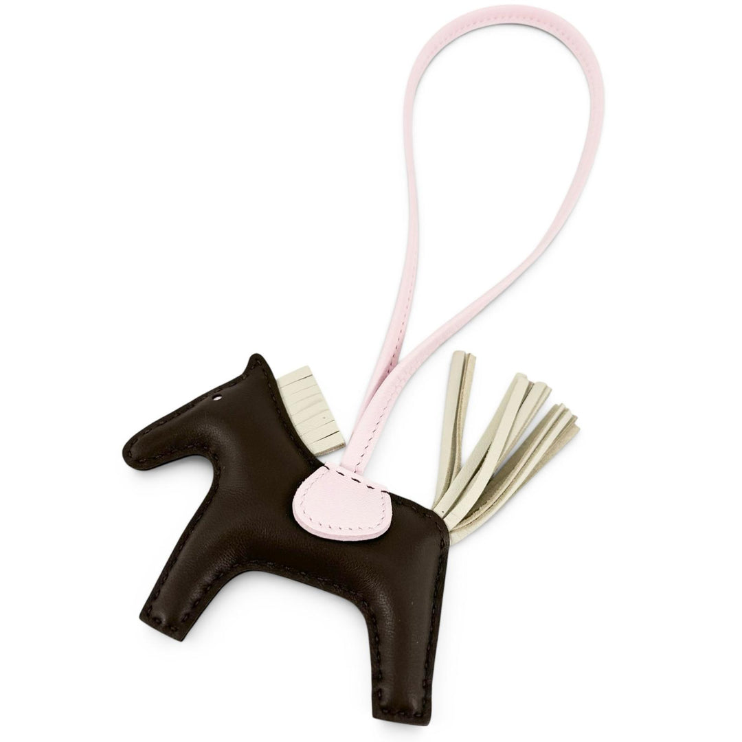 Pristine HERMES charm Rodeo PM Chocolat Anyo Miro Women