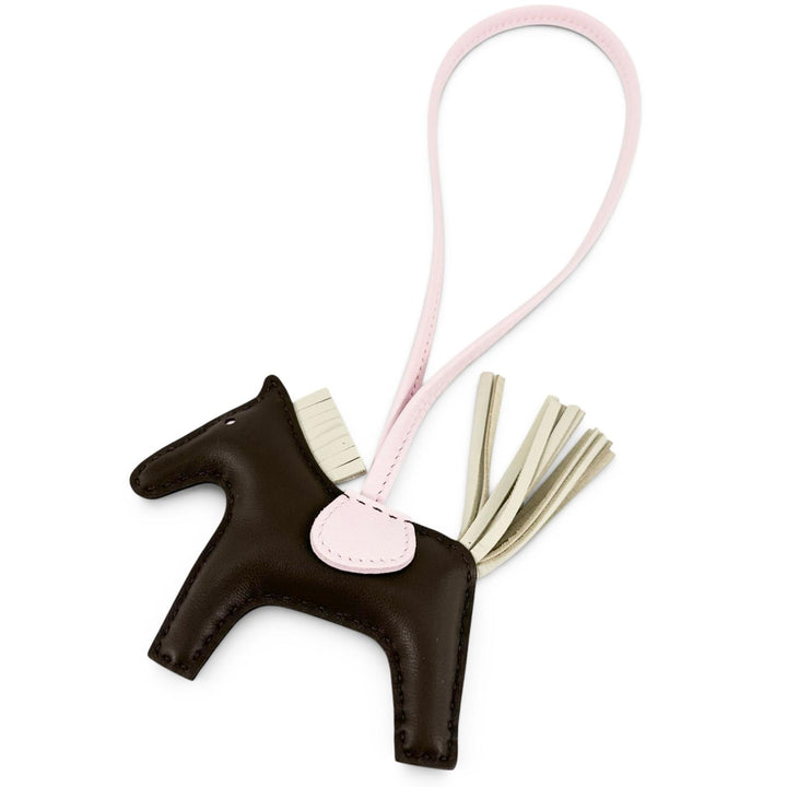 Pristine HERMES charm Rodeo PM Chocolat Anyo Miro Women