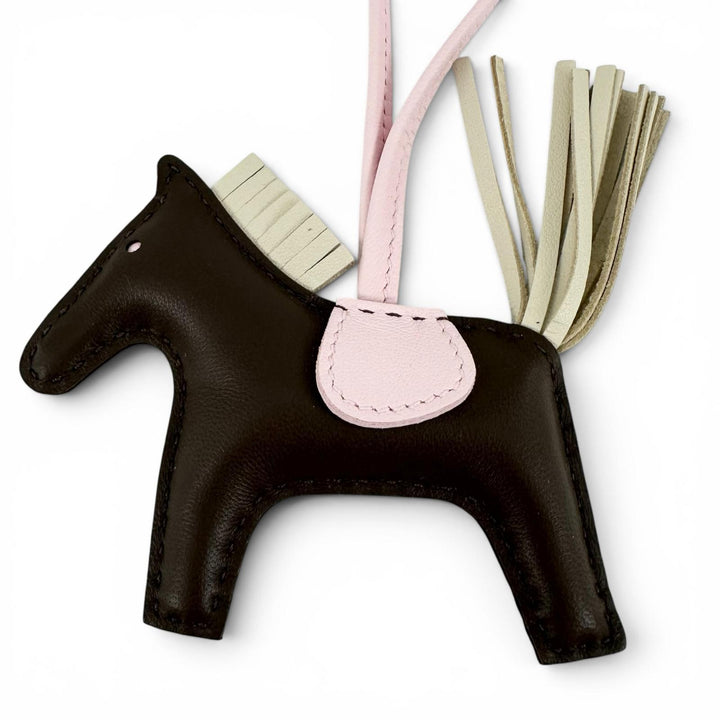 Pristine HERMES charm Rodeo PM Chocolat Anyo Miro Women