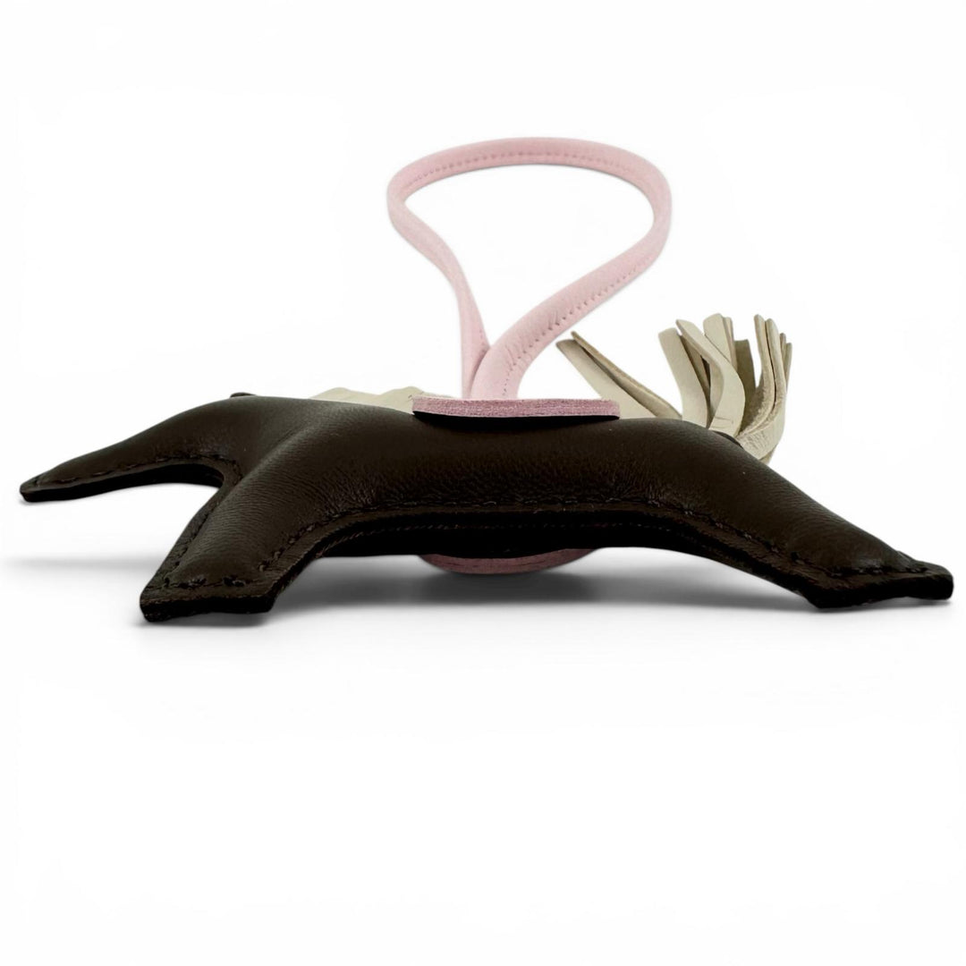 Pristine HERMES charm Rodeo PM Chocolat Anyo Miro Women