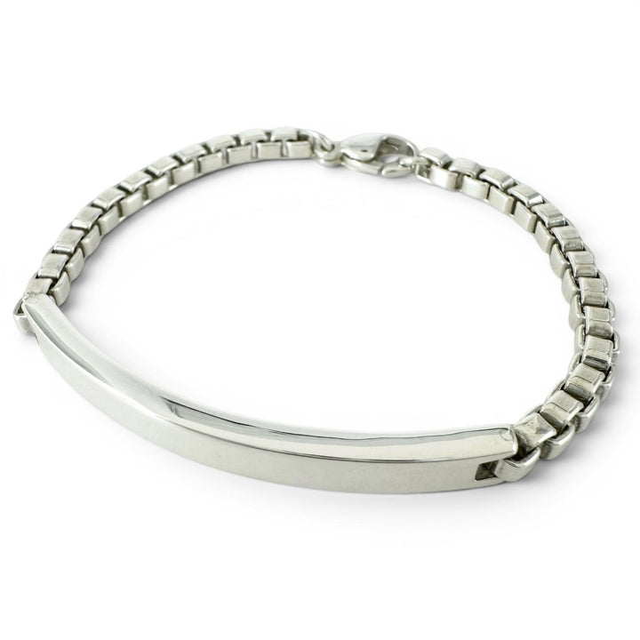 Excellent TIFFANY&Co. bracelet Venetian Link ID Bracelet Silver SV925 Women