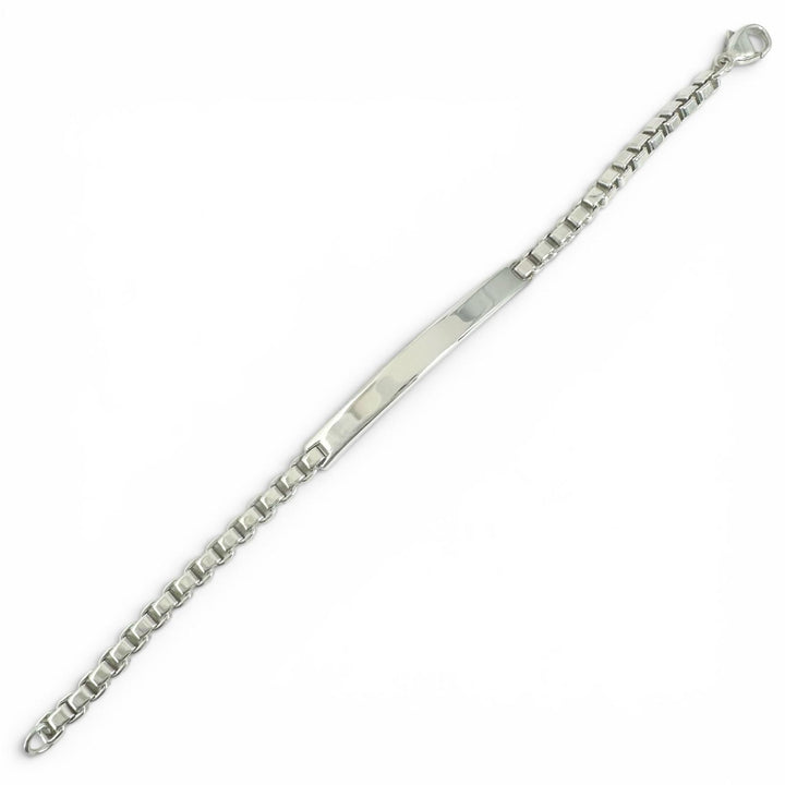 Excellent TIFFANY&Co. bracelet Venetian Link ID Bracelet Silver SV925 Women