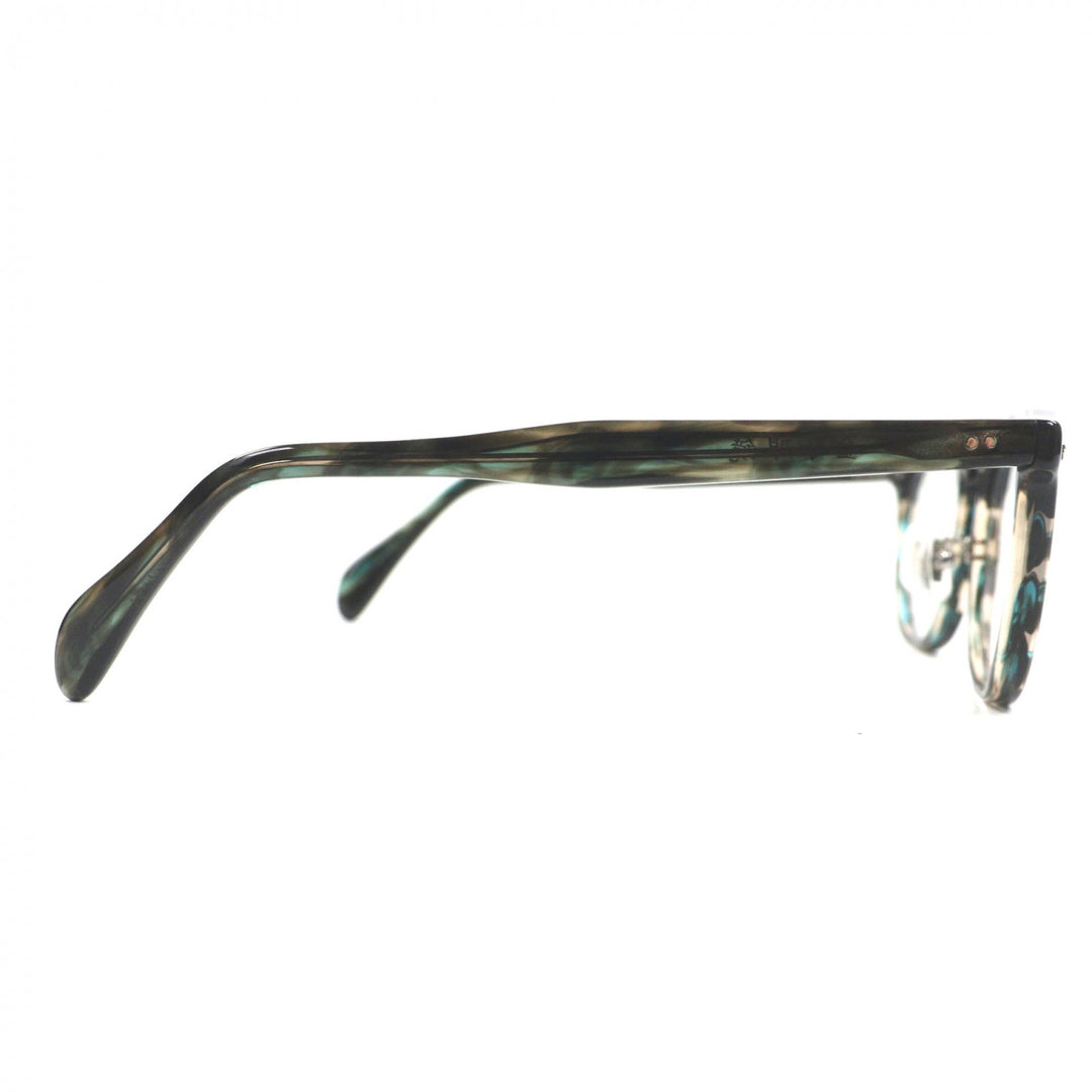 Excellent 金子眼鏡 Glasses Marble Pattern Clear green mens KA-56