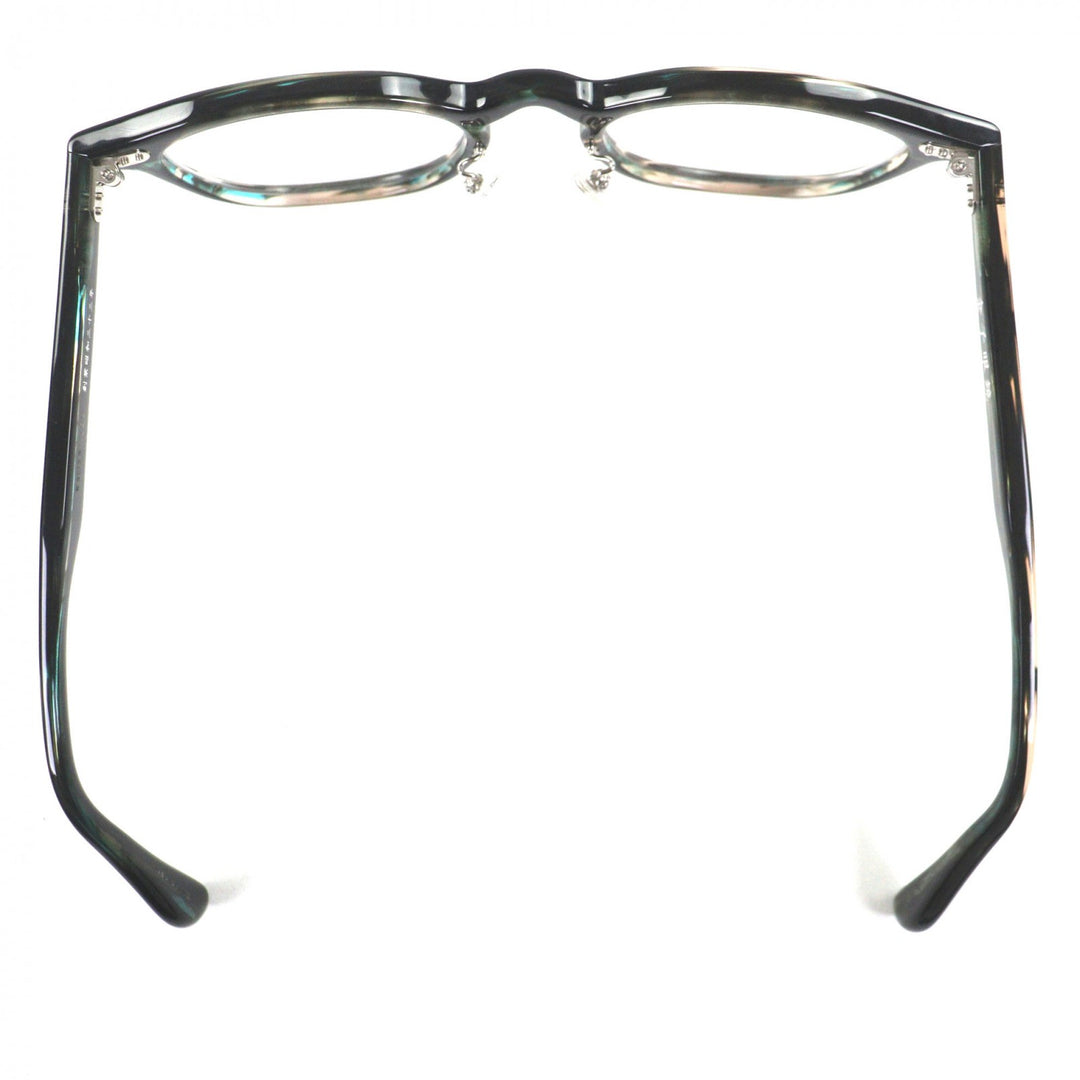 Excellent 金子眼鏡 Glasses Marble Pattern Clear green mens KA-56