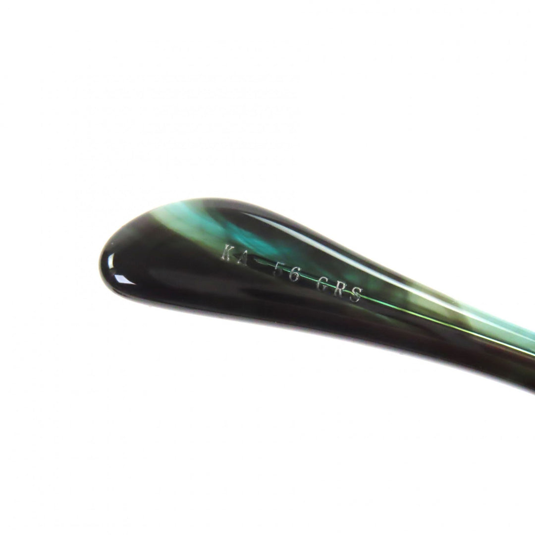 Excellent 金子眼鏡 Glasses Marble Pattern Clear green mens KA-56