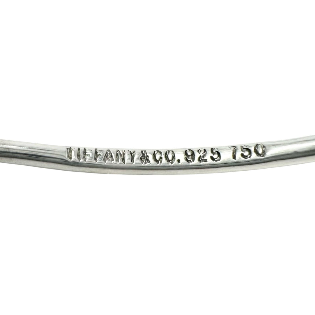 Great TIFFANY&Co. Bangle Love knot Hook type Silver 925 Women