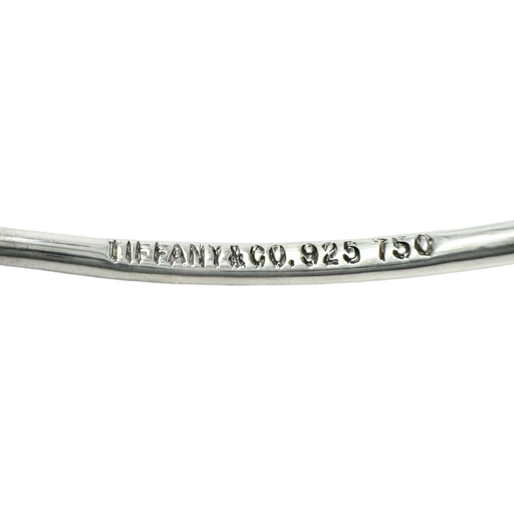 Great TIFFANY&Co. Bangle Love knot Hook type Silver 925 Women