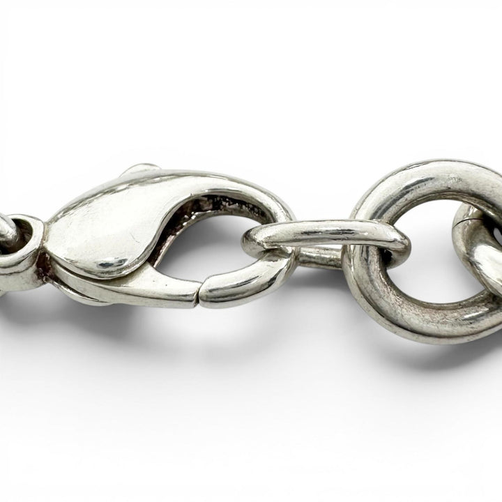 Great TIFFANY&Co. bracelet Return to TIFFANY&Co. Round Tag Chain design Silver