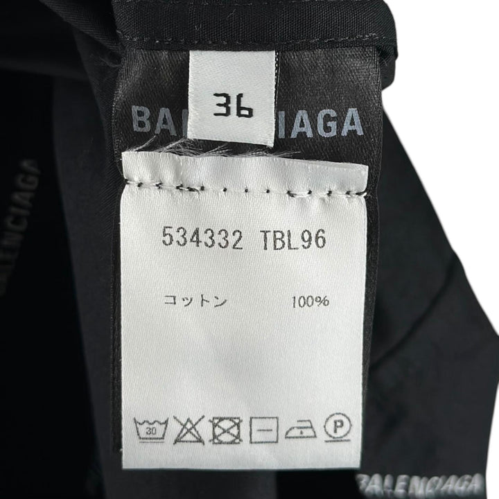 Excellent BALENCIAGA Short sleeve shirt All Over Logo Short Sleeve Shirt