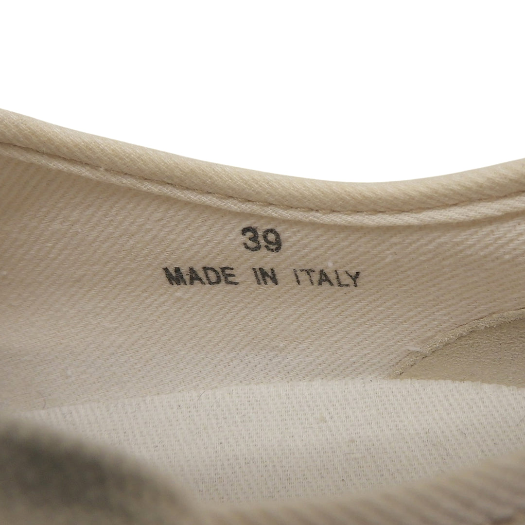 Pristine Maison Margiela sneakers beige canvas Women 39 S37WS0498