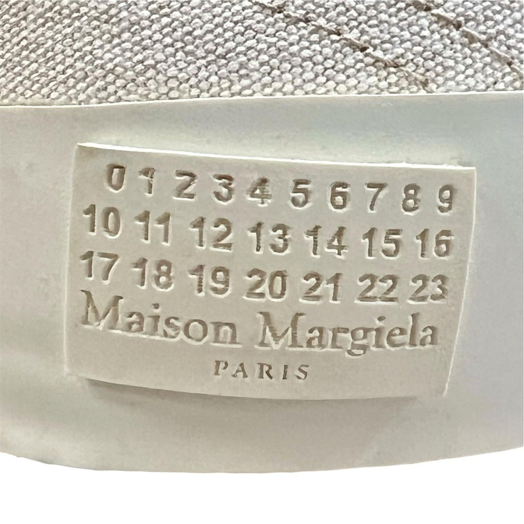 Pristine Maison Margiela sneakers beige canvas Women 39 S37WS0498