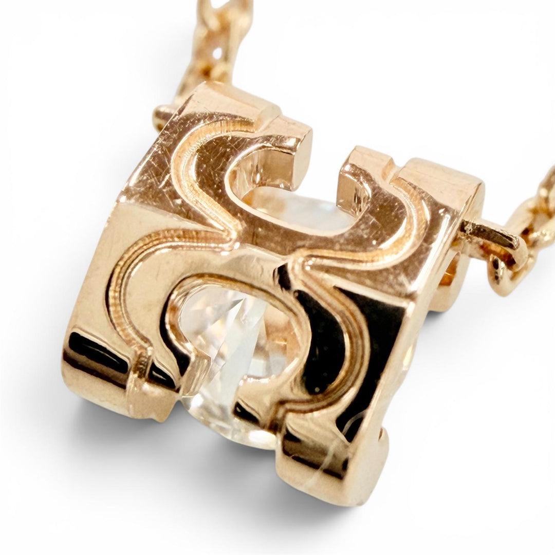 Excellent Cartier Necklace C de Cartier Pink gold AU750 Women NFM056