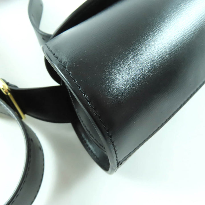 Great JIL SANDER Cannolo Mini Shoulder Bag With logo black leather J08WD0008