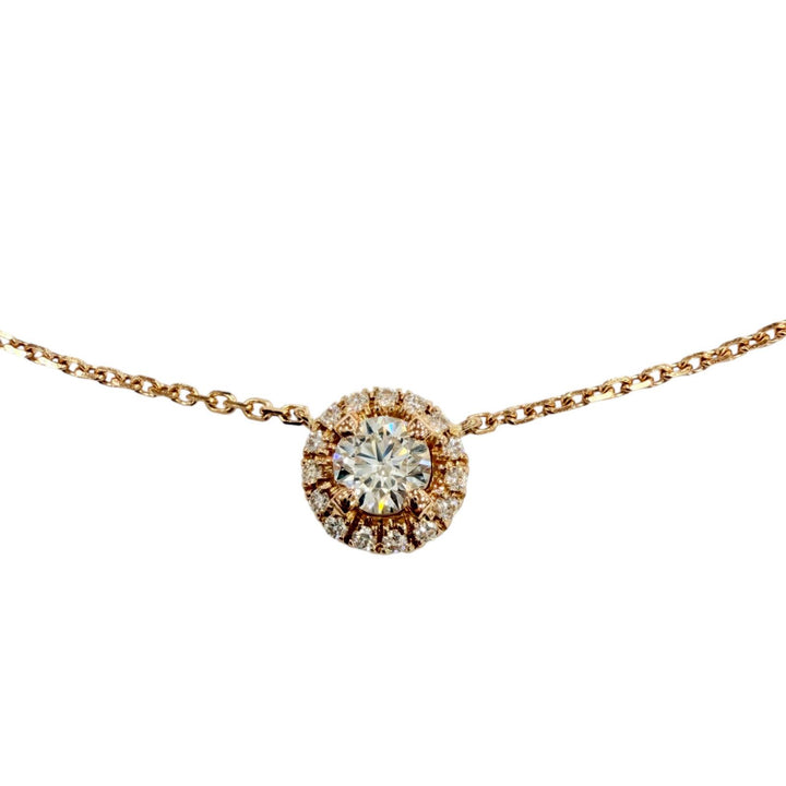 Excellent Cartier Necklace Destine Pink gold AU750 Women QFA600