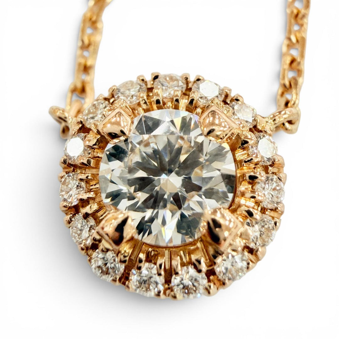 Excellent Cartier Necklace Destine Pink gold AU750 Women QFA600