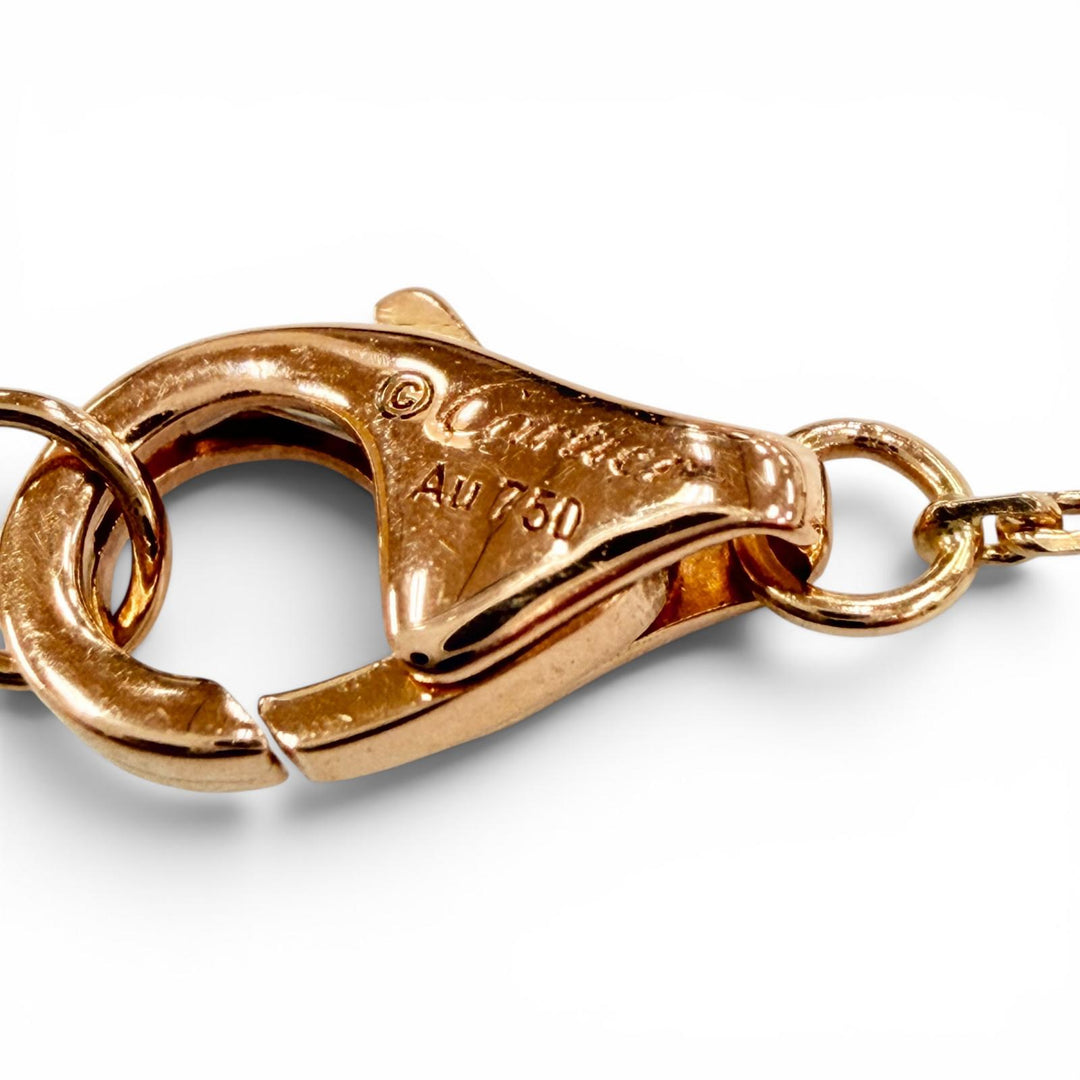 Excellent Cartier Necklace Destine Pink gold AU750 Women QFA600