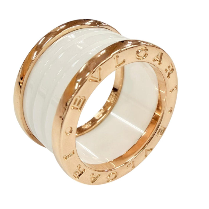 Excellent BVLGARI Ring ring Bee zero one ring Pink gold 750 Women 50 RS00534