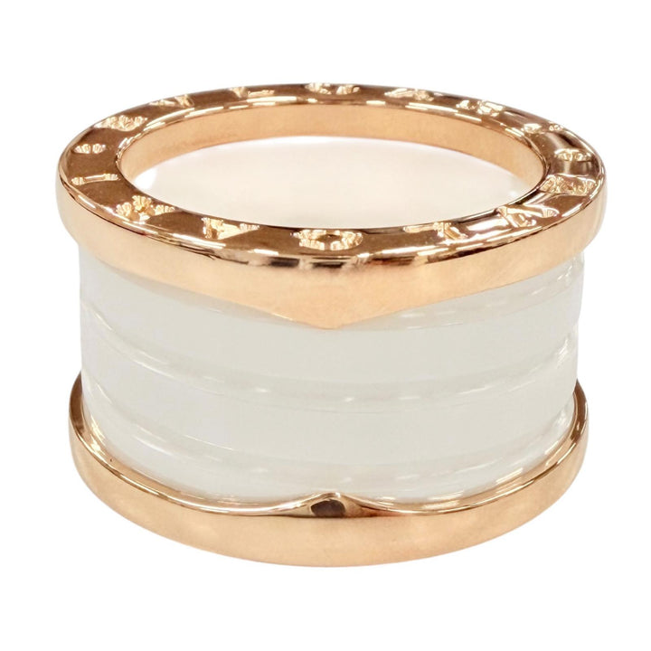 Excellent BVLGARI Ring ring Bee zero one ring Pink gold 750 Women 50 RS00534