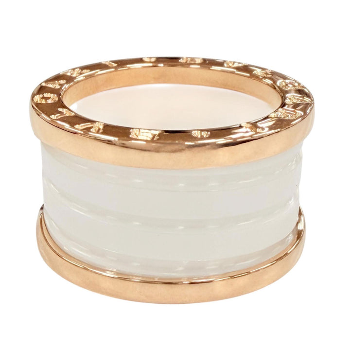 Excellent BVLGARI Ring ring Bee zero one ring Pink gold 750 Women 50 RS00534