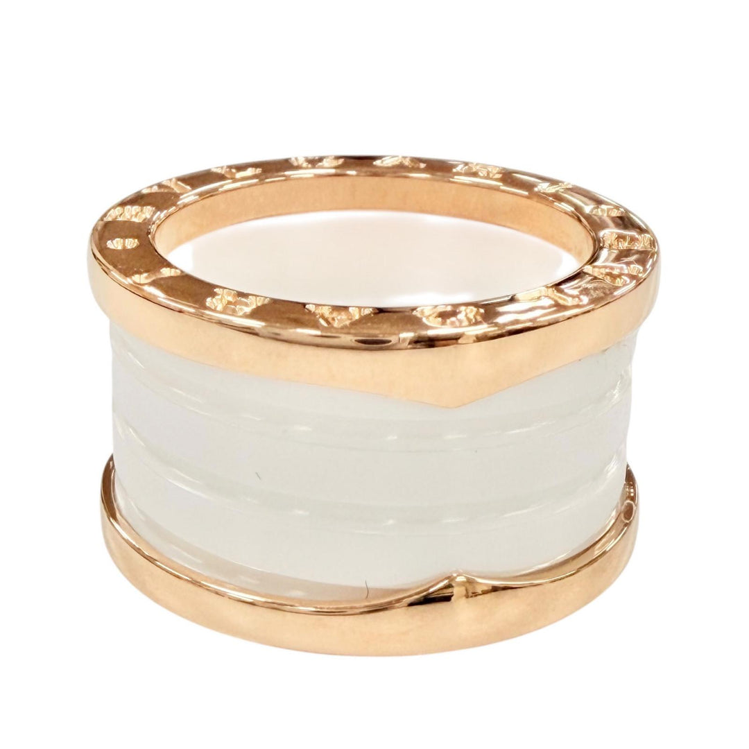 Excellent BVLGARI Ring ring Bee zero one ring Pink gold 750 Women 50 RS00534