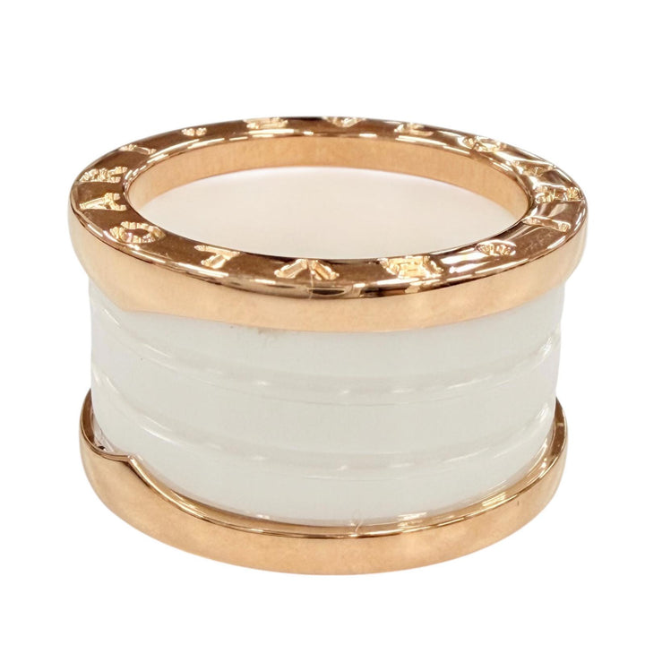 Excellent BVLGARI Ring ring Bee zero one ring Pink gold 750 Women 50 RS00534
