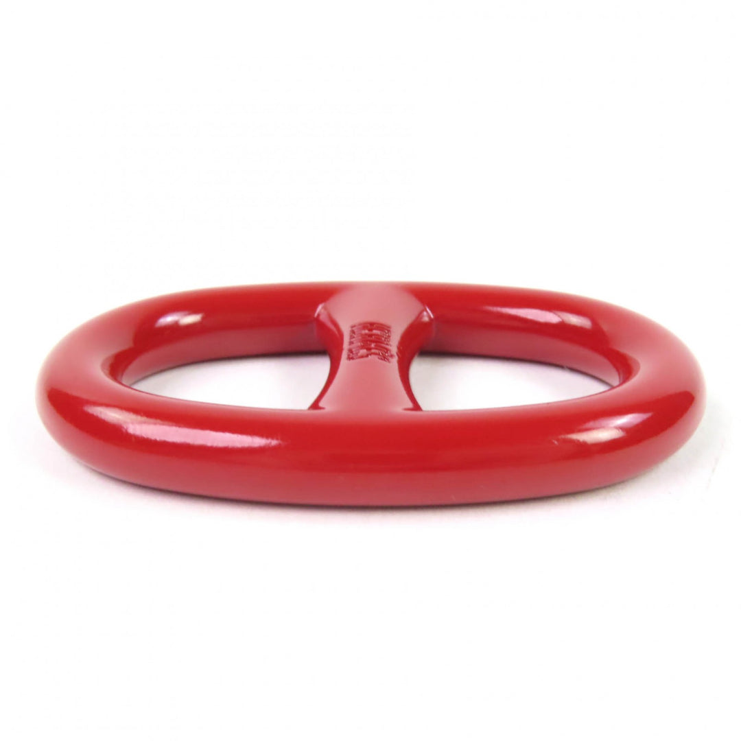 Excellent HERMES Scarf ring Logo-emblazoned Chaine d'Ancre Red metal Women