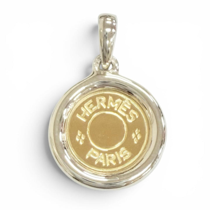 Excellent HERMES Necklace Serie Necklace Pendant Accessory gold 925 Women