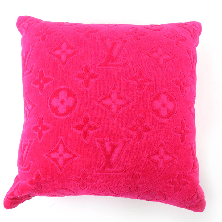 Excellent LOUIS VUITTON cushion Coussin LV Vacation Logo design Women M77525