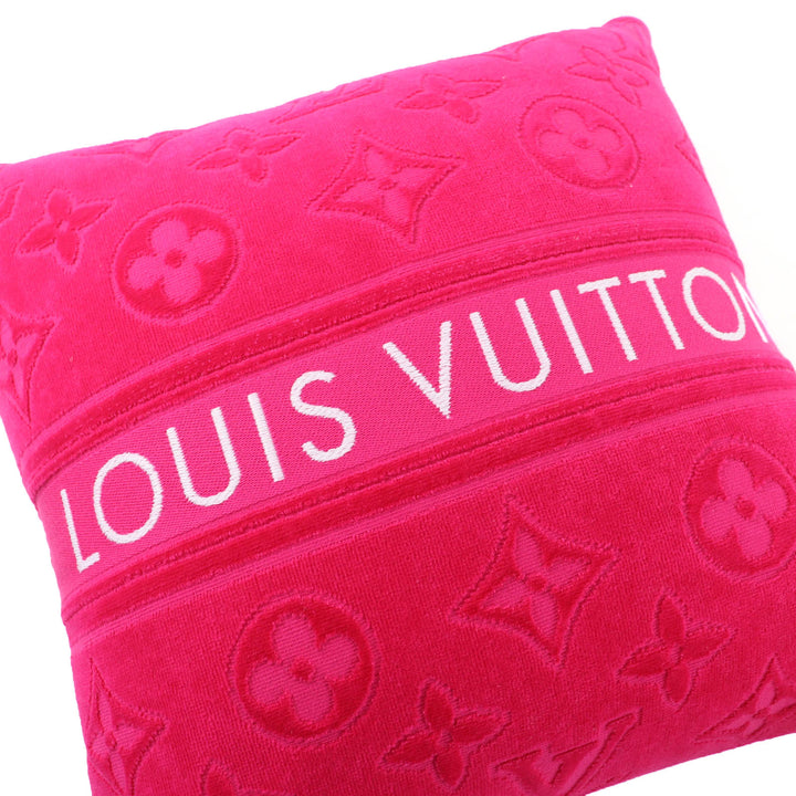 Excellent LOUIS VUITTON cushion Coussin LV Vacation Logo design Women M77525