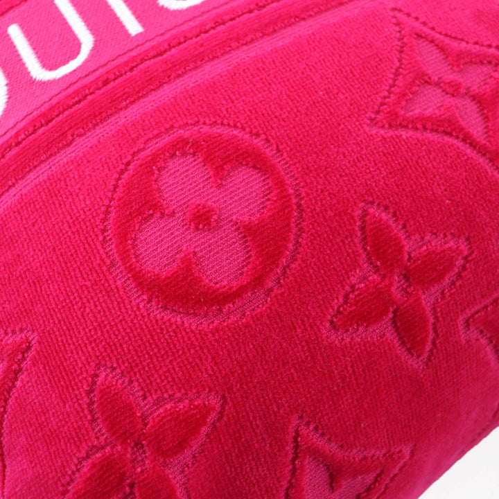 Excellent LOUIS VUITTON cushion Coussin LV Vacation Logo design Women M77525