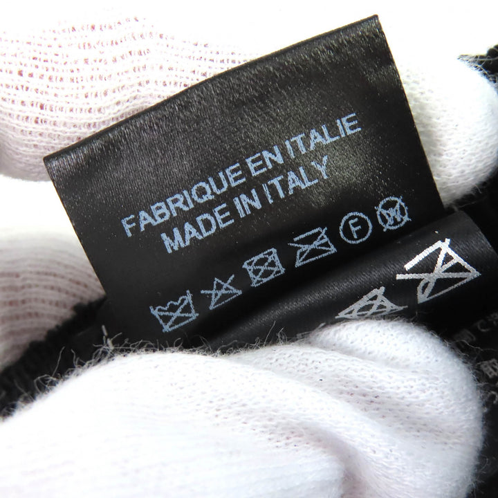 Great CHANEL cap COCO Mark Tweed Baseball Cap black cotton Women 23B