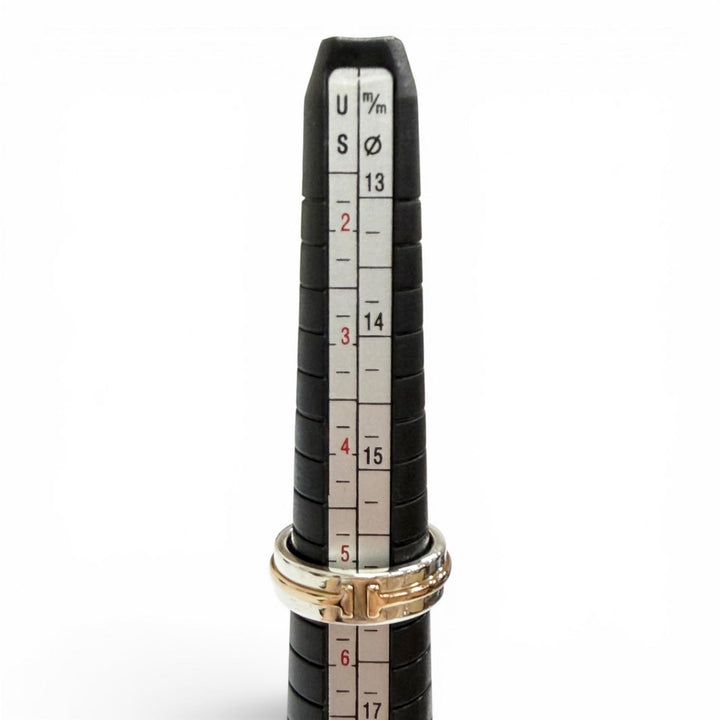 Great TIFFANY&Co. Ring ring T TWO Narrow Ring Silver AG925 Women