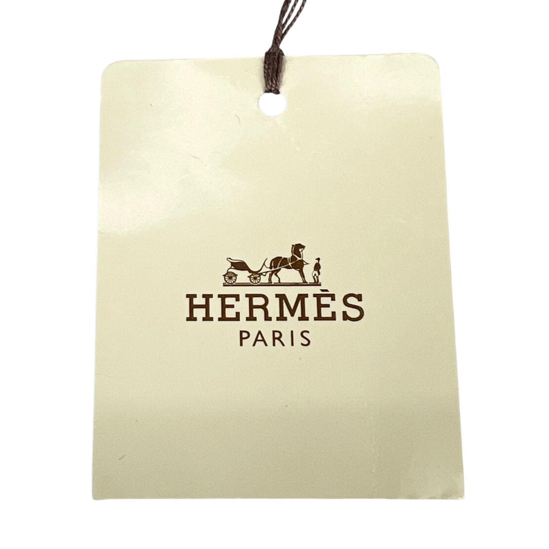 Excellent HERMES Pouch Bora Bora H logo 3-piece set Orange cotton Women