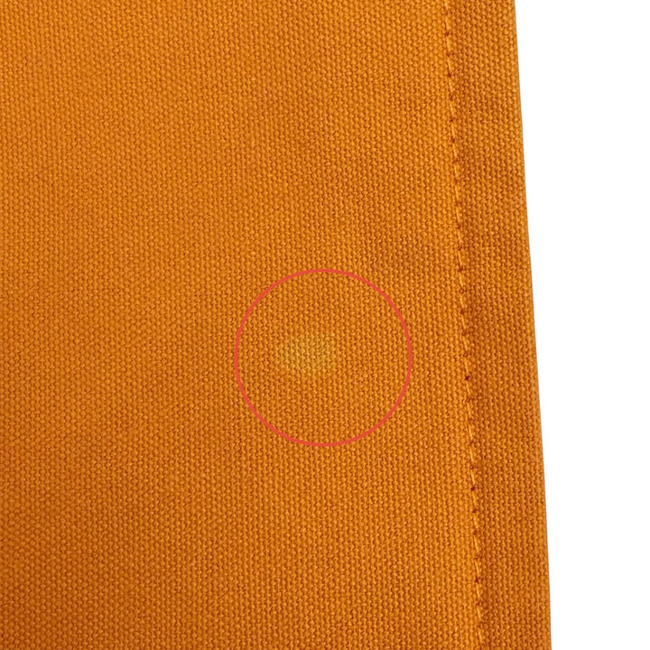 Excellent HERMES Pouch Bora Bora H logo 3-piece set Orange cotton Women
