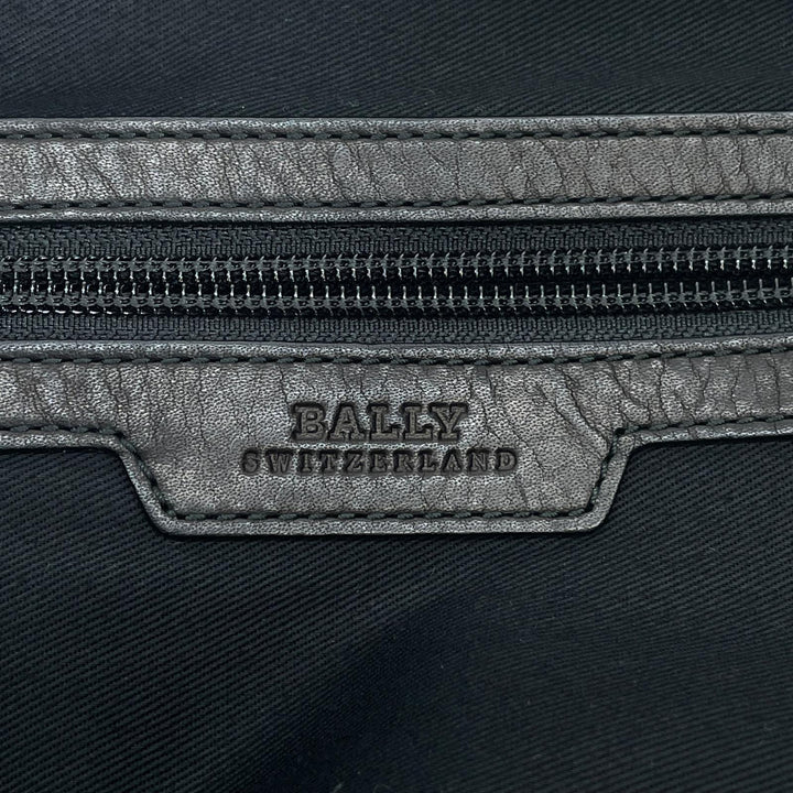 Great BALLY Shoulder Bag OTHAMAR-LG Perforated Stripe 2-Way Tote Bag black mens
