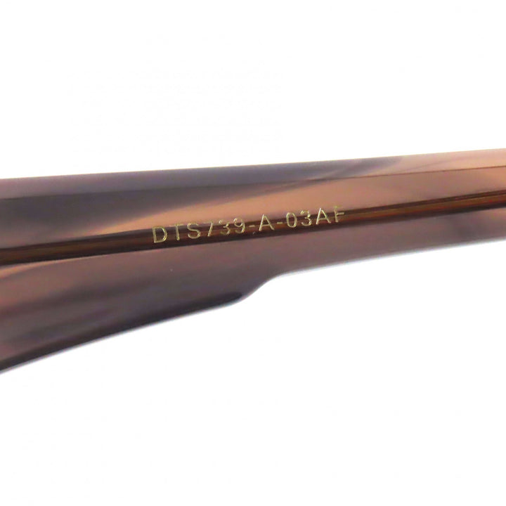 Pristine DITA sunglasses LEVELE Clear brown mens DTS739