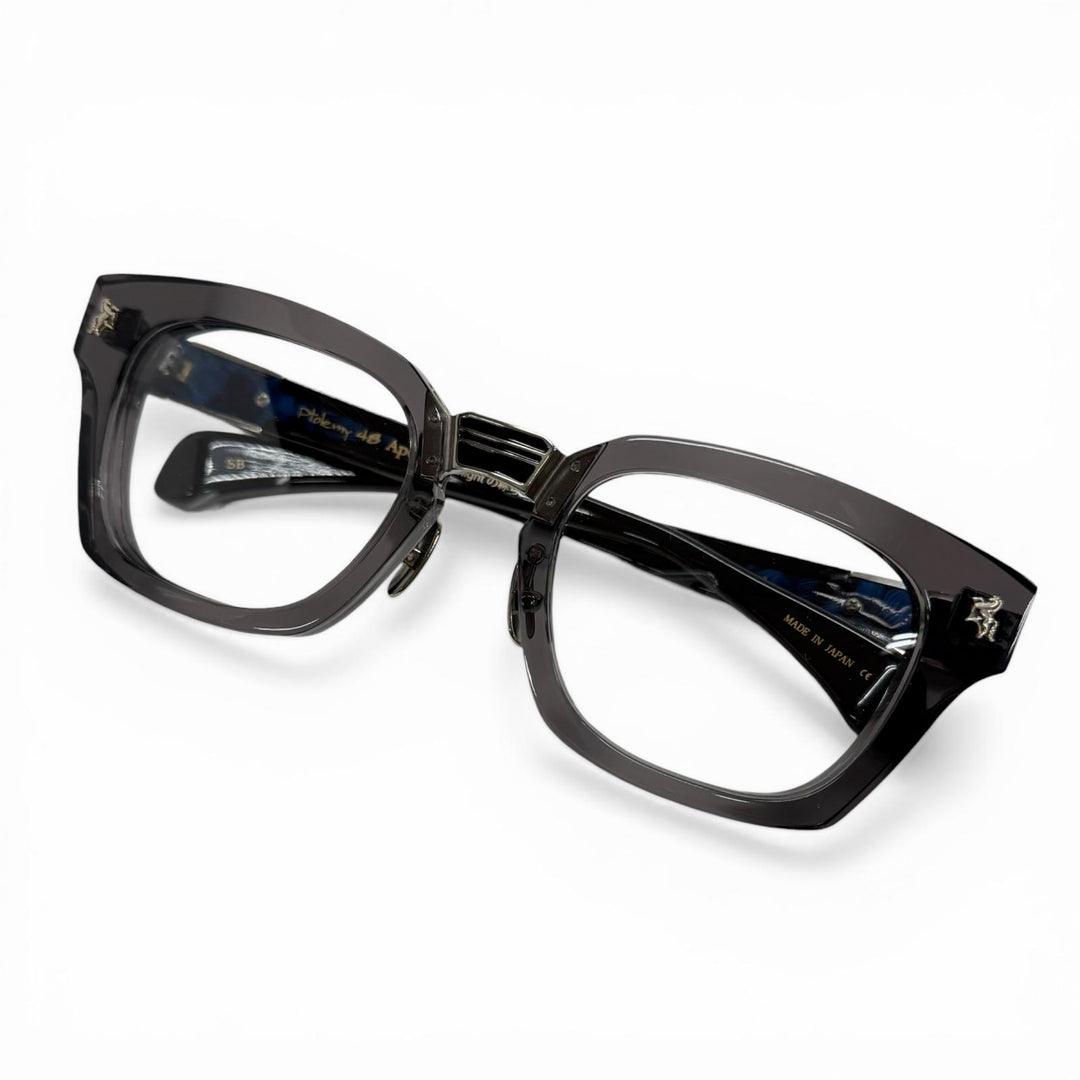 Excellent Ptolemy48 Glasses Apollon Knight title Smoke black mens AP-043