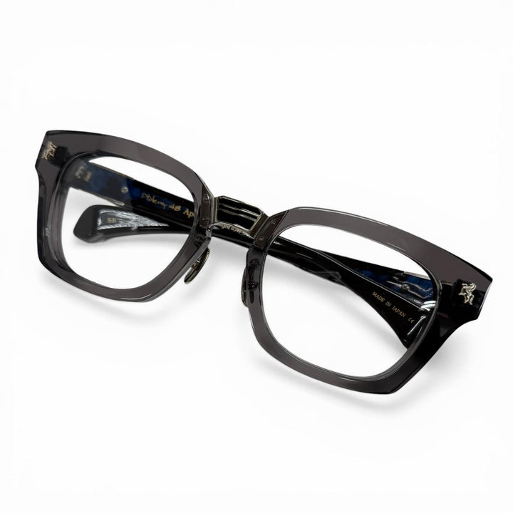 Excellent Ptolemy48 Glasses Apollon Knight title Smoke black mens AP-043