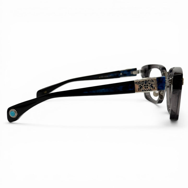 Excellent Ptolemy48 Glasses Apollon Knight title Smoke black mens AP-043