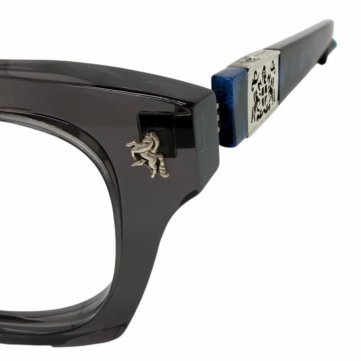 Excellent Ptolemy48 Glasses Apollon Knight title Smoke black mens AP-043
