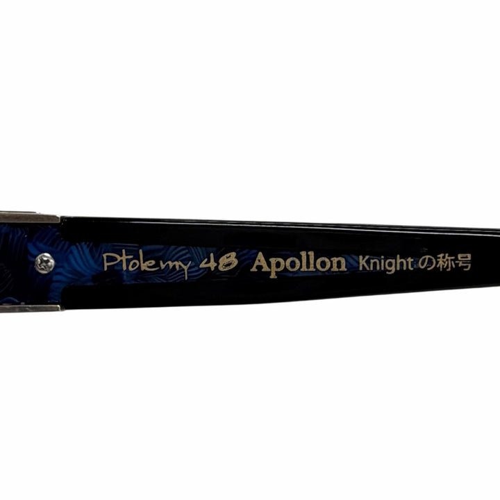 Excellent Ptolemy48 Glasses Apollon Knight title Smoke black mens AP-043