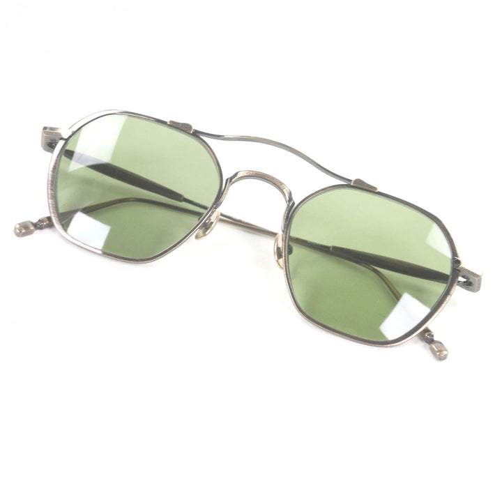 Pristine MATSUDA sunglasses Two Bridges antique gold mens M3145