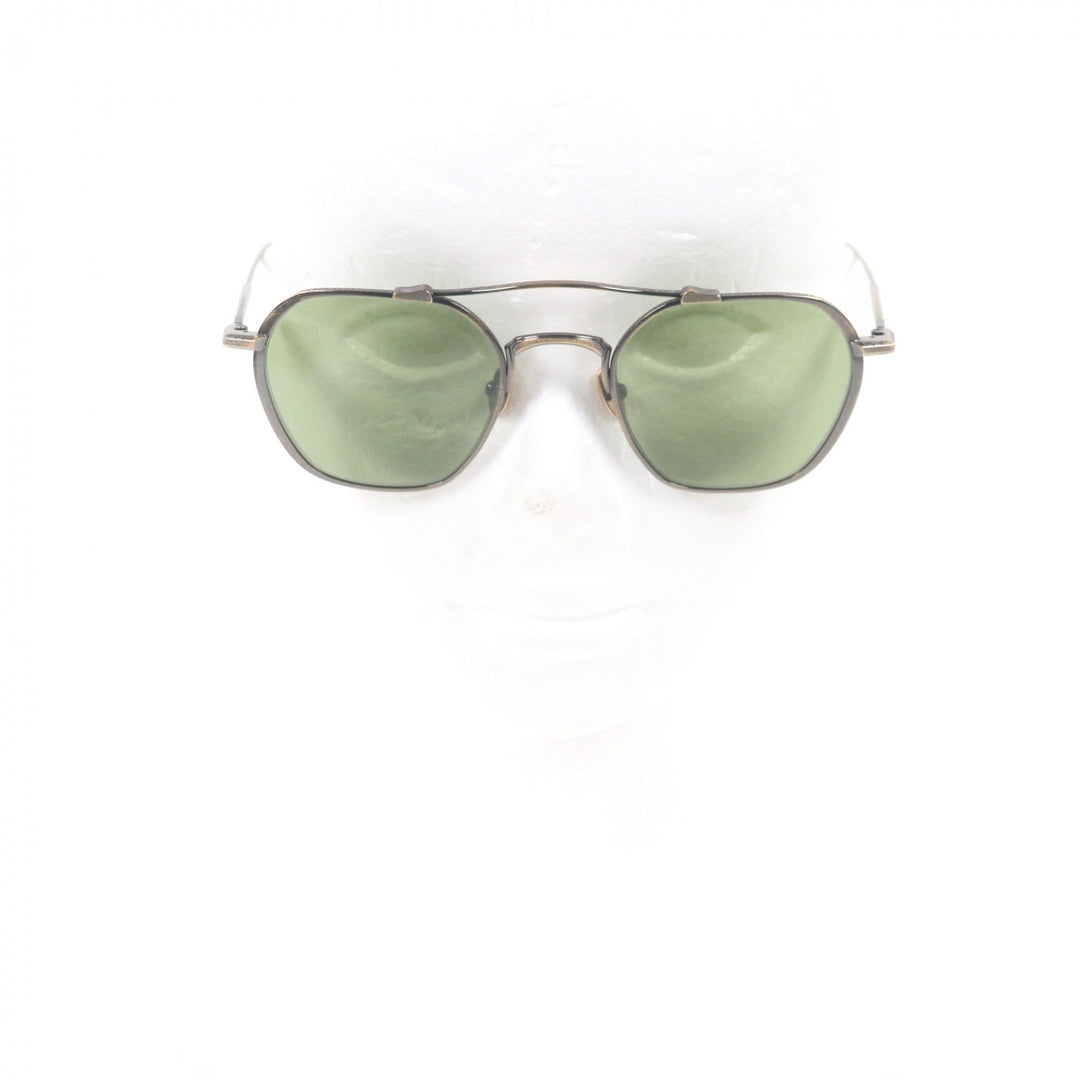 Pristine MATSUDA sunglasses Two Bridges antique gold mens M3145