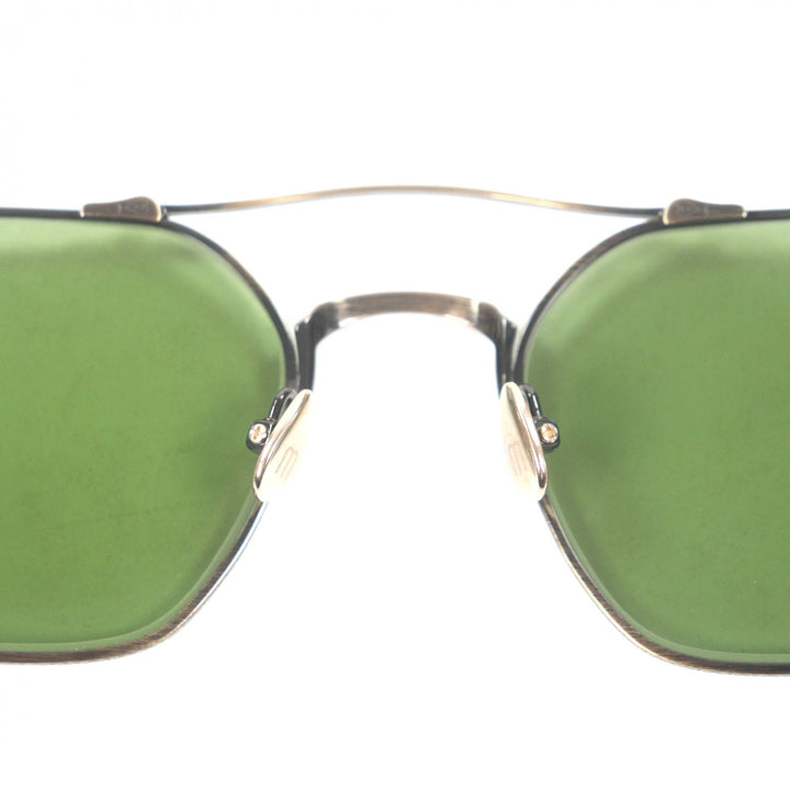 Pristine MATSUDA sunglasses Two Bridges antique gold mens M3145