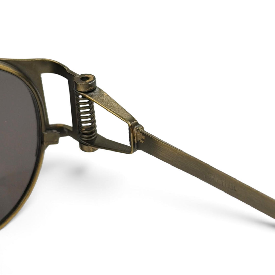 Great JEAN-PAUL GAULTIER sunglasses spring frame antique gold Women 56-5105