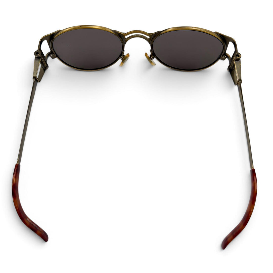 Great JEAN-PAUL GAULTIER sunglasses spring frame antique gold Women 56-5105