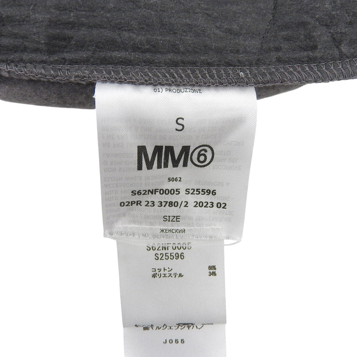 Great MM6 Maison Margiela Best skipper gray cotton Women S S62NF0005