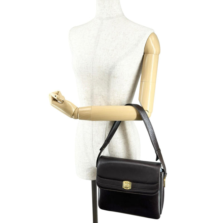 Very Good CELINE Handbag Trinoff Brown leather Women M04