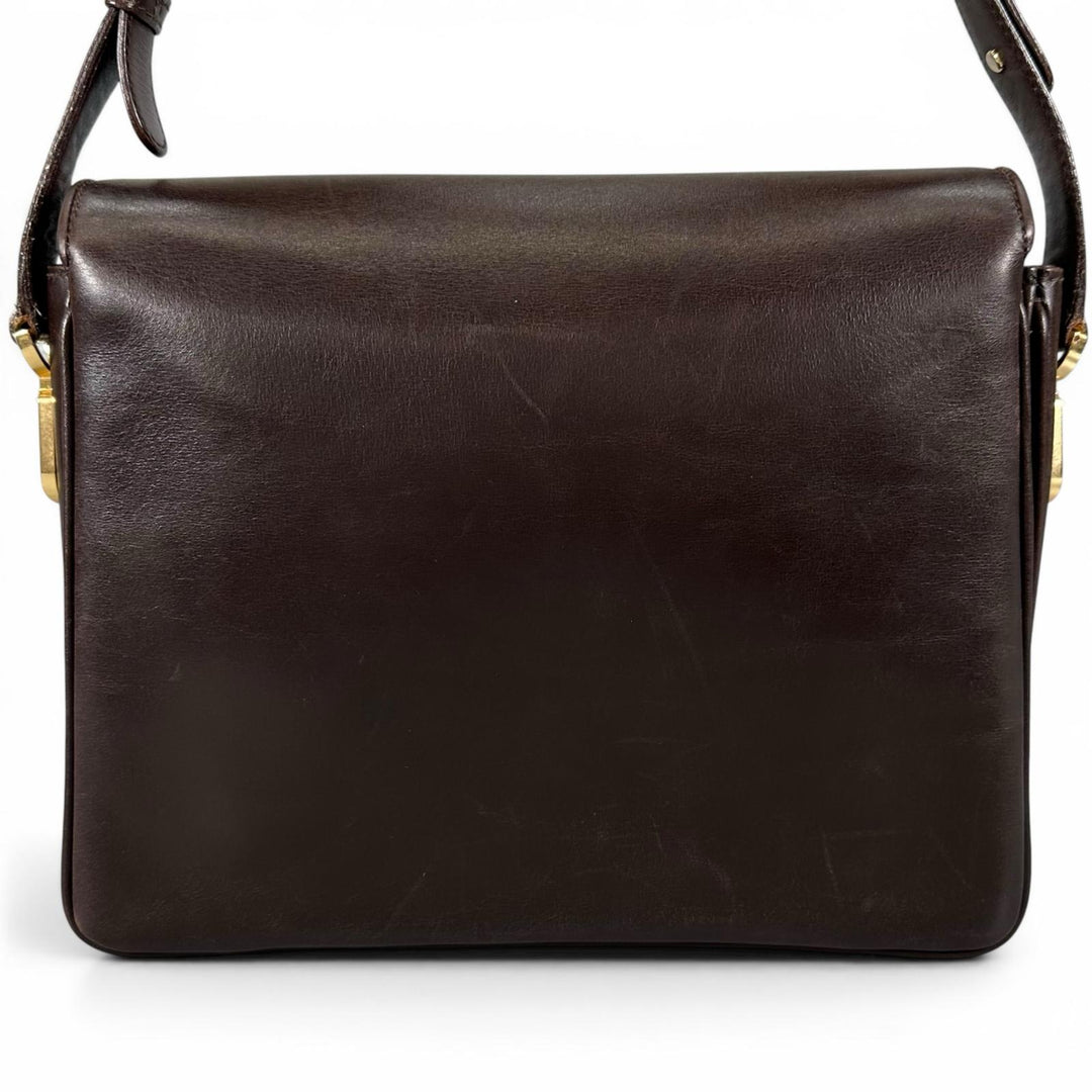 Very Good CELINE Handbag Trinoff Brown leather Women M04