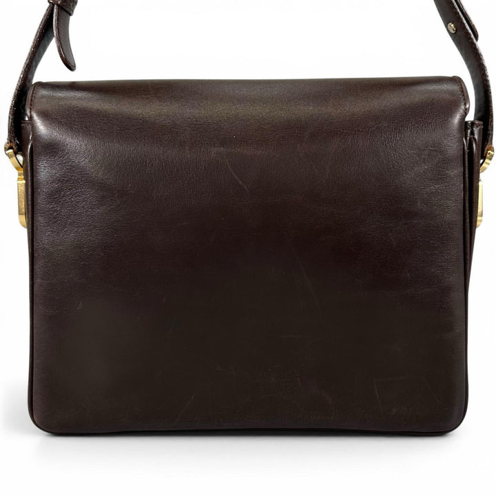 Very Good CELINE Handbag Trinoff Brown leather Women M04